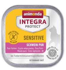 Animonda ANIMONDA Integra Protect Odrasla Mačka Sensitiv Svinjina - mokra hrana za mačke, 100g, brez glutena, za občutljiv želodec