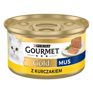 slomart Purina Nestle Gourmet Gold - mokra hrana za mačke s slastnim lososom in piščancem, 85 g - za odrasle mačke