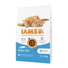 IAMS IAMS Advanced Nutrition Suha hrana za mačke odrasle, ribje okuse - 10 kg, brez glutena, za splošno zdravje in prehranske alergije