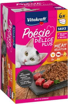 shumee VITAKRAFT Poesie delice PLUS piščančja govedina 6x85g