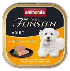 Animonda ANIMONDA Vom Feinsten mokra pasja hrana s perutnino in testeninami - 150g za odrasle pse vseh pasem
