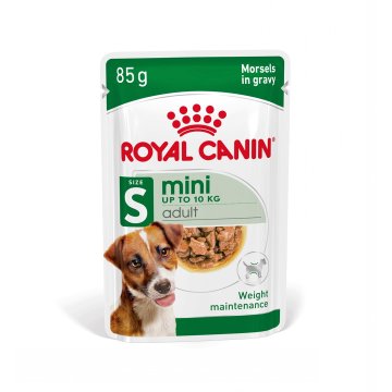 Royal Canin ROYAL CANIN Mini Adult - mokra hrana za pse, 12 x 85 g - zdravje kože, uravnava težo, močnimi kostmi