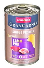 Animonda Animonda GranCarno mokra hrana za pse z jagnjetino, odrasli, 400 g, brez glutena in umetnih dodatkov, primerno za vse pasme