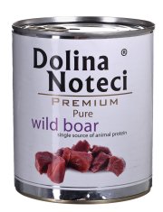 DOLINA NOTECI DOLINA NOTECI Premium Pure mokra prehrana za pse z divjim prašičem, 800g - brez zrnja in brez piščanca, za odrasle pse