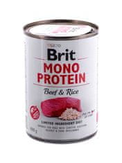 Brit BRIT Mono Protein Govedina in Riž - mokra hrana za pse - 400g, brez umetnih dodatkov, brez glutena in sladkorja