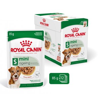 Royal Canin ROYAL CANIN Mini Ageing 12+ - mokra hrana za pse - 12 x 85 g, za majhne pasme, brez konzervansov, z okusom perutnine