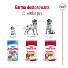 Royal Canin ROYAL CANIN Medium Adult hrana v omaki za odrasle pse - 10x140g, piščanec, zdravje in vitalnost za srednje velike pasme