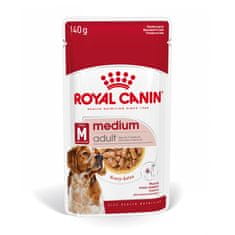 Royal Canin ROYAL CANIN Medium Adult hrana v omaki za odrasle pse - 10x140g, piščanec, zdravje in vitalnost za srednje velike pasme