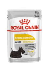 Royal Canin ROYAL CANIN Dermacomfort vlažna hrana za pse - 12 x 85 g, za zdravo kožo in dlako, primerna za vse pasme, odrasle pse