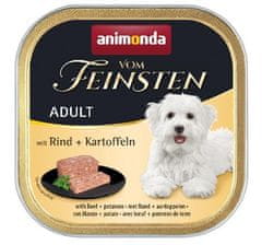Animonda ANIMONDA Vom Feinsten Adult Goveje meso in krompir - mokra hrana za pse, 150g, brez sladkorja in umetnih barvil