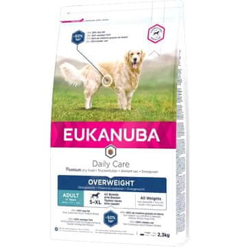 Eukanuba EUKANUBA dnevna oskrba za psice s prekomerno težo - Suha hrana za odrasle pse, 12 kg, piščanec in puran