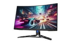 Lenovo R32qc-30 monitor, 81,2 cm, QHD, VA, ukrivljen, bel (67C8GAC1EU)