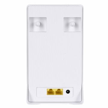 Mercusys Brezžični usmerjevalnik Mercusys MB130-4G, dual-band (2.4 GHz / 5 GHz), Ethernet, bela barva, nadgradljiv programski aparat, z varnostnimi algoritmi WPA/WPA2.