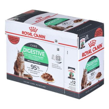 Royal Canin Royal Canin Digest Sensitive Care - mokra hrana za mačke, 12x85g, podporo prebave, primerna za vse pasme, odrasle mačke