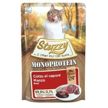 shumee Mokra hrana za mačke STUZZY Monoprotein BEEF za odrasle mačke 85 g