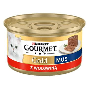 Gourmet GOURMET Gold Govedina - mokra hrana za mačke, 85 g