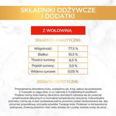 slomart GOURMET Gold goveza za mačke z govejim mesom - 85 g, brez umetnih barvil, za splošno zdravje, primerna za odrasle mačke