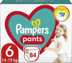 Pants hlačne plenice, Velikost 6, 15 kg+, 84 kosov