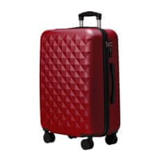 Rowex ROWEX Srednji univerzalni potovalni kovček s TSA ključavnico Crystal barva: bordo