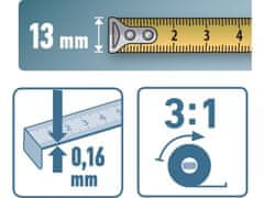 Extol Premium Jekleni trak, 20m,š. trak 13mm