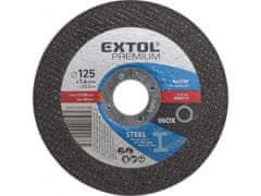 Extol Premium Rezalna plošča za jeklo/nerjaveče jeklo, O 125x1,6x22,2mm