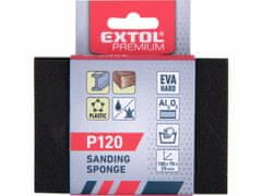 Extol Premium Goba za brušenje, 100x70x25mm, P120, štiristranski, abraziv-korund