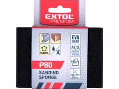 Extol Premium Goba za brušenje, 100x70x25mm, P80, štiristranski, abraziv-korund