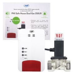 PNI Komplet plinskega senzorja in elektromagnetnega ventila Safe House Dual Gas 250LR