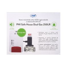 PNI Komplet plinskega senzorja in elektromagnetnega ventila Safe House Dual Gas 250LR