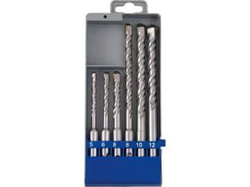 Extol Craft Udarni svedri SDS PLUS za beton (23901) set of 6, ?5-6-8x110mm, ?8-10-12x160mm, SK