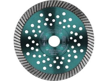 Extol Industrial Diamantni rezalni disk (8703052) turbo Fast Cut, 125x22.2mm, dry and wet cutting