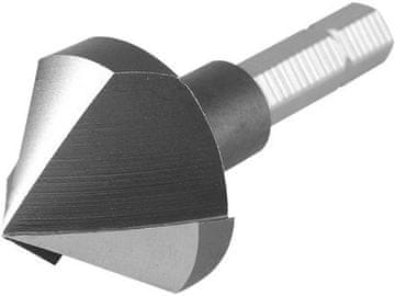 Extol Premium Stožčasto ugrezilo (8801172) 90° countersink, ?25mm, 3-flute head, 1/4" hex shank, HSS