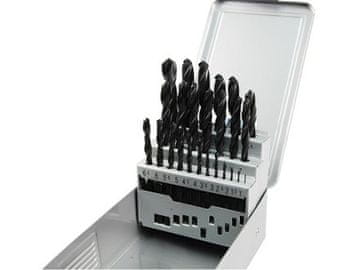 Extol Premium Svedri za kovino (8801192) in metal box, set of 25, ?1-13mm, 0.5mm each, HSS