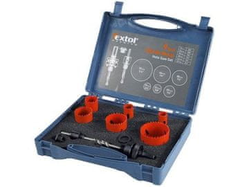 Extol Premium Jedrni svedri (8801602) plumbing, set of 9 pieces, max. drilling depth 38mm, use: wood, plastics, plasterboard, brick, colored and light