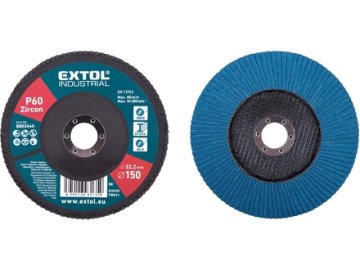 Extol Premium Lamelni disk (8803446) oblique zircon, P60, 150mm, ZIRKON