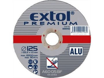Extol Premium Aluminijasta rezalna plošča (8808402) cutting disc for aluminum, 125x1.0x22.2mm