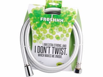 Freshhh Tuš cev (830248) shower hose, silver, 150cm, PVC