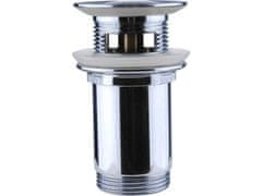 BALLETTO Odtok umivalnika (81097) Click–Clack washbasin drain, double, chrome