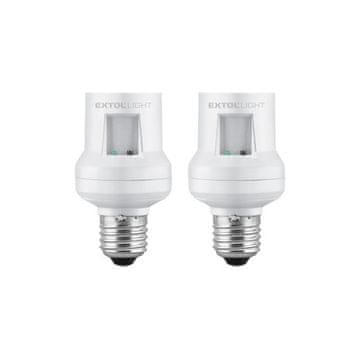 Extol Light Vtičnica za žarnico z daljinskim upravljalnikom (43810) 2 pcs, max. 60W bulb, E27, range 30m