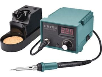 Extol Industrial Spajkalna postaja (8794520) z LCD-jem in elektronskim nadzorom temperature ter kalibracijo