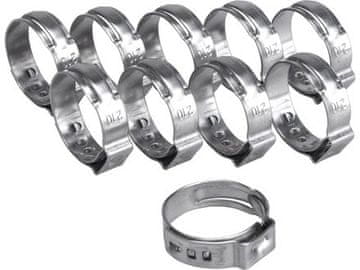Extol Premium Objemka za cev (8865178) hose clamp, 10pcs, ?21mm, INOX