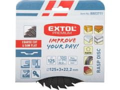 Extol Premium Rezalni disk za les (8803711) 125x3x22.2mm, coarse cut