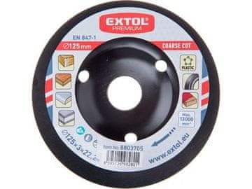 Extol Premium Rezalni disk za les (8803705) 125x3x22.2mm, coarse cut