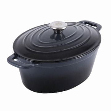 CS Solingen Pekač s pokrovom CS-075262 cast iron Xanten 36 x 28 cm black