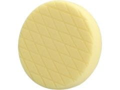 Extol Premium Polirno kolo (8804538) foam polishing disc, diamond pattern, T80, yellow, ?180x35mm, recessed Velcro ?150mm