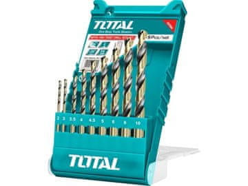 Total Svedri za kovino TACSD0095 Metal drill bits, set of 9, HSS, HSS