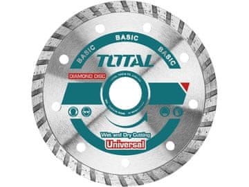 Total Diamantno rezilo TAC2131153 Diamond cutting blade, Turbo, dry and wet cutting, 115x22.2mm