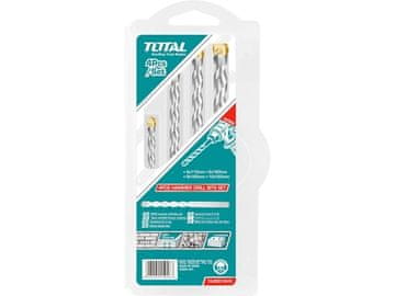 Total Svedri za beton TACSD1945 SDS Plus concrete drill bits, set of 4