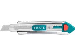 Total Nož za odlomitev TG5121806 z odlomljivim rezilom in kovinsko ojačitvijo, 18 mm, 6 rezil, SK5