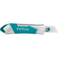 Total Nož za odlomitev TG5121806 z odlomljivim rezilom in kovinsko ojačitvijo, 18 mm, 6 rezil, SK5